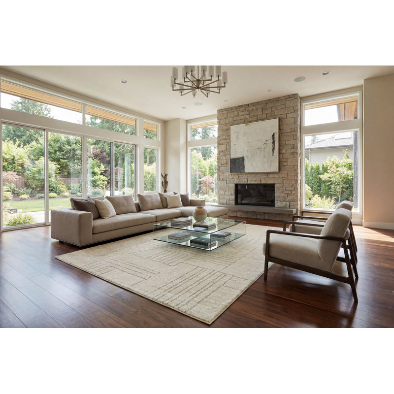 Monroe Abstract Rug, Rectangle 5'3" x 7'7"