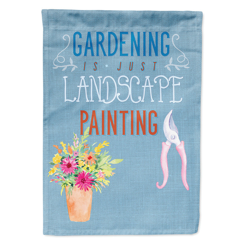 Teyvione Double Sided 15'' H x 11'' W Polyester Garden Flag