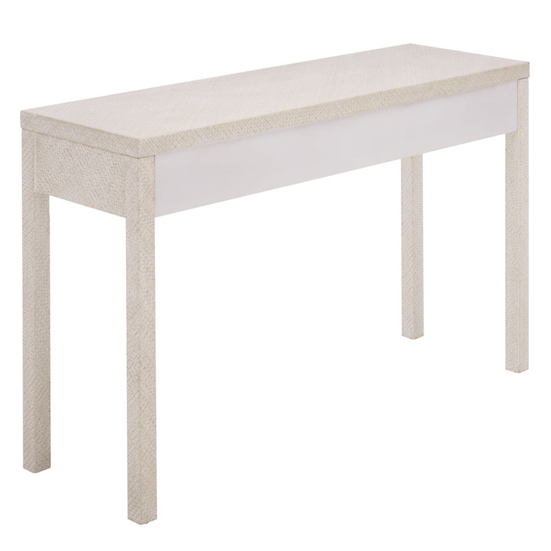 Console 2 tiroirs Gracelee, Blanc