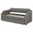 Upholstered Daybed With Trundle, Wood Slat Support,Upholstered Frame Sofa Bed-65021970
