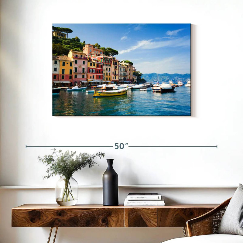 Sebbie Portofino, bord de mer, H 24 po x l 36 po
