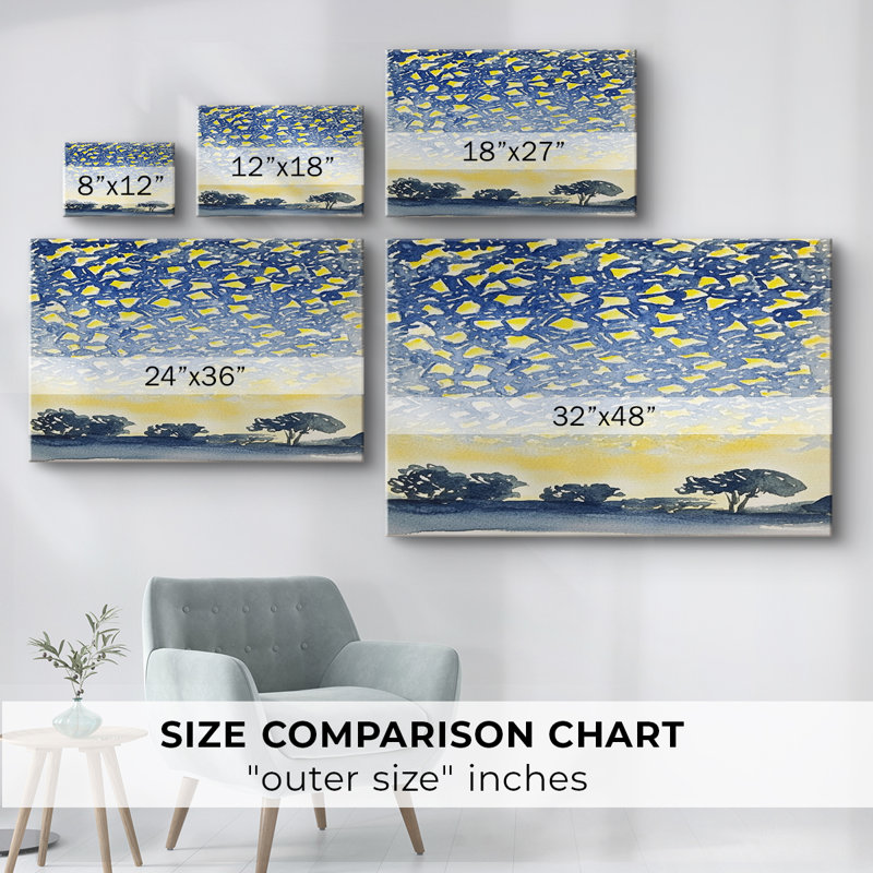 Paysages série XLIV - Cavas enveloppés de galerie, 12 x 18