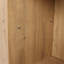 Meuble-lavabo autoportant 48 po avec double lavabo et support de rangement, portes à fermeture douce