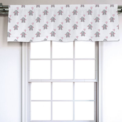 Sateen Ruffled Window Valance