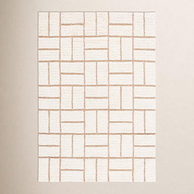 Volla Hand-Woven Striped Wool Rug