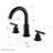 Widespread 2-handle Bathroom Faucet-60151366