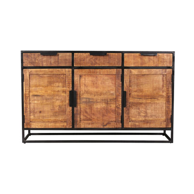 Hendershot 140cm Solid Wood Sideboard