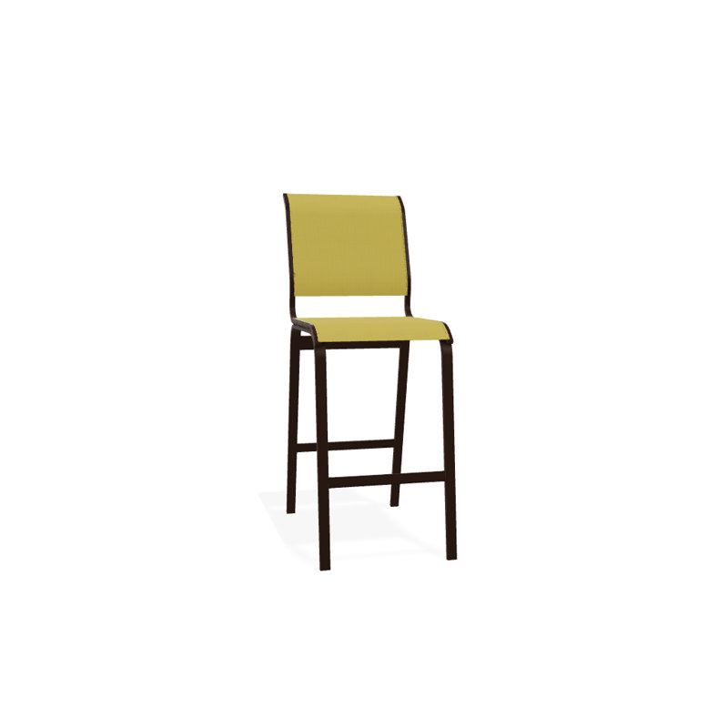 Tabouret de bar 29,5 po Holna, Kona texturé, Jaune 43D