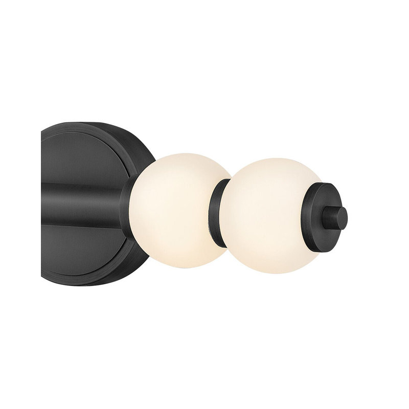 Trigo 1 - Light LED Bath Bar by Lisa McDennon, Black