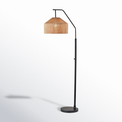 Camella 65'' Black Task Floor Lamp