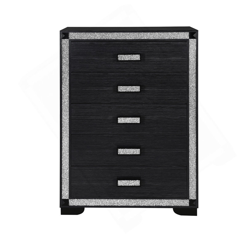 Commode Soulmarie, Gris anthracite