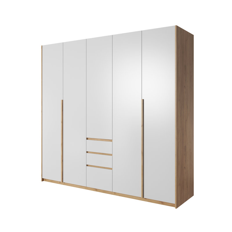 Aayaan 3 Door Manufactured Wood Wardrobe