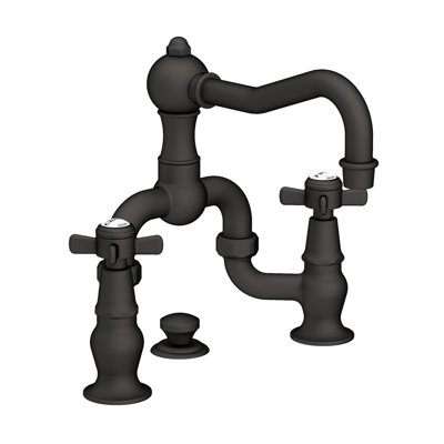 Chesterfield Bathroom Bridge Faucet with Drain Assembly