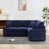 Velours bleu marine est en rupture de stock