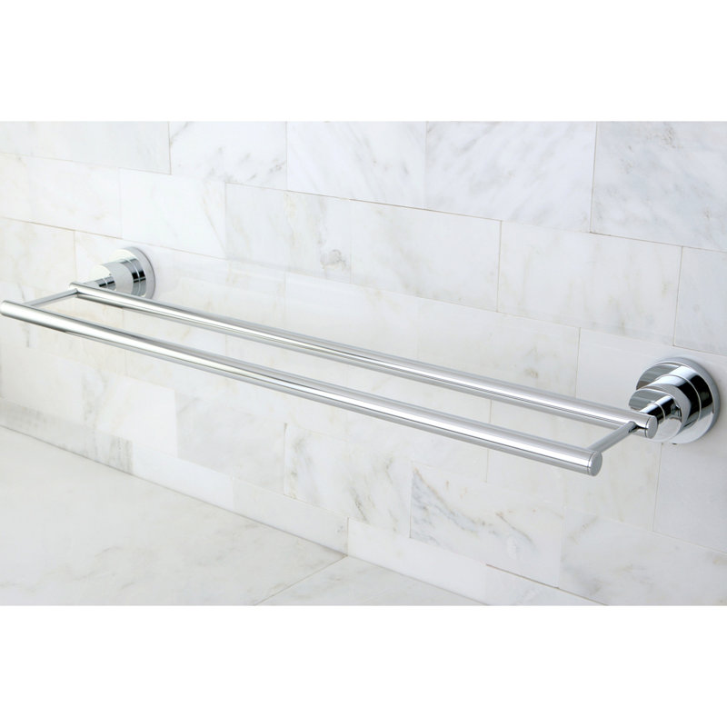Kingston Brass Concord 24-Inch Dual Towel Bar, Polished Chrome