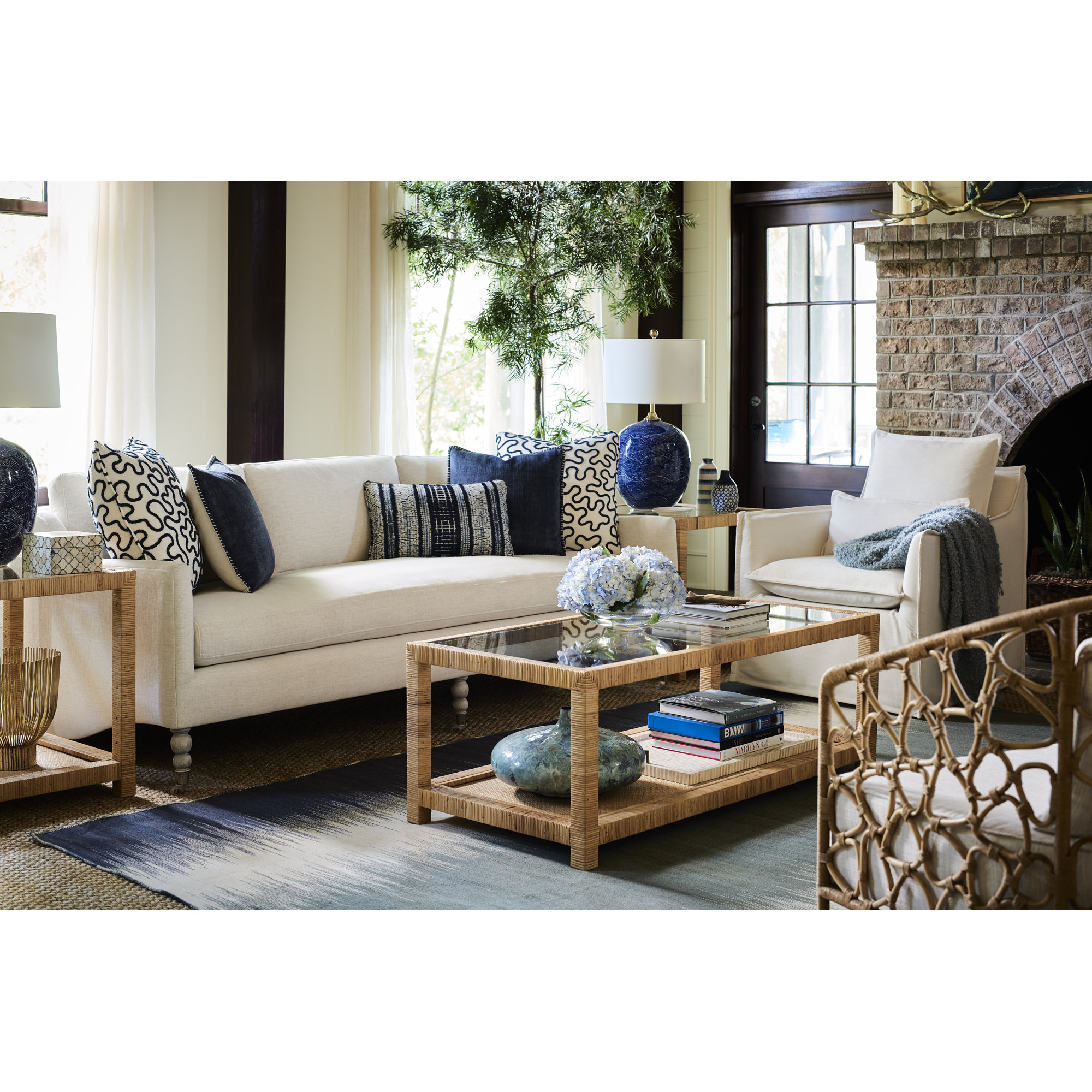 Adalard Glass End Table