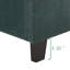 Lit plateforme tapissier Velvet
