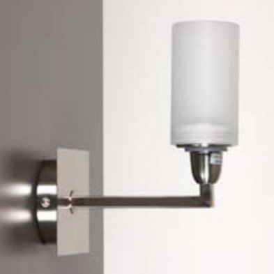 Freed Dimmable Vanity Light, Nickel Satin