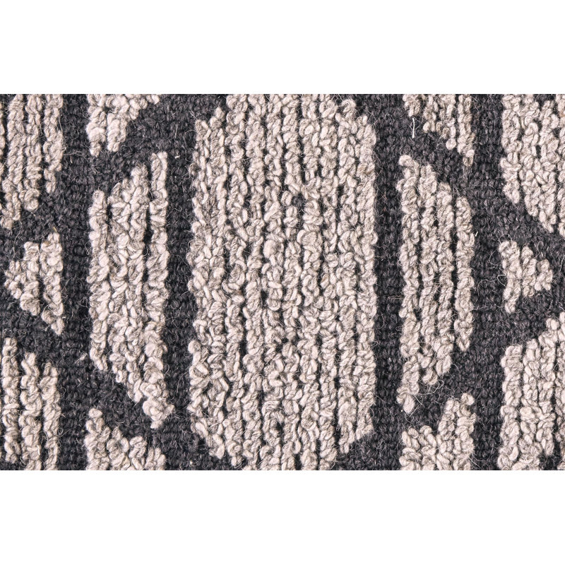 Amirah Wool Geometric Indoor Rug, Round 10'