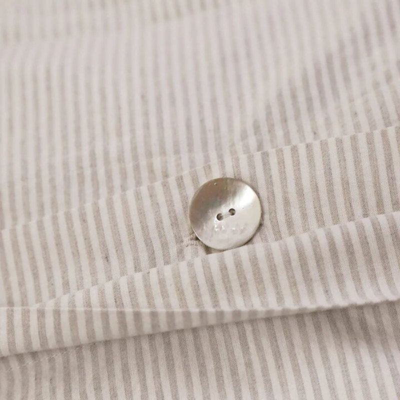 Housse de couette 100% coton Luke, Brun pâle, Housse de couette grand