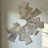 40" Modern Gold Sunburst Metal Wall Decor