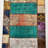 Modern Wool Patchwork Runner Rug, 30.3x85.4 Inch Blue Rug