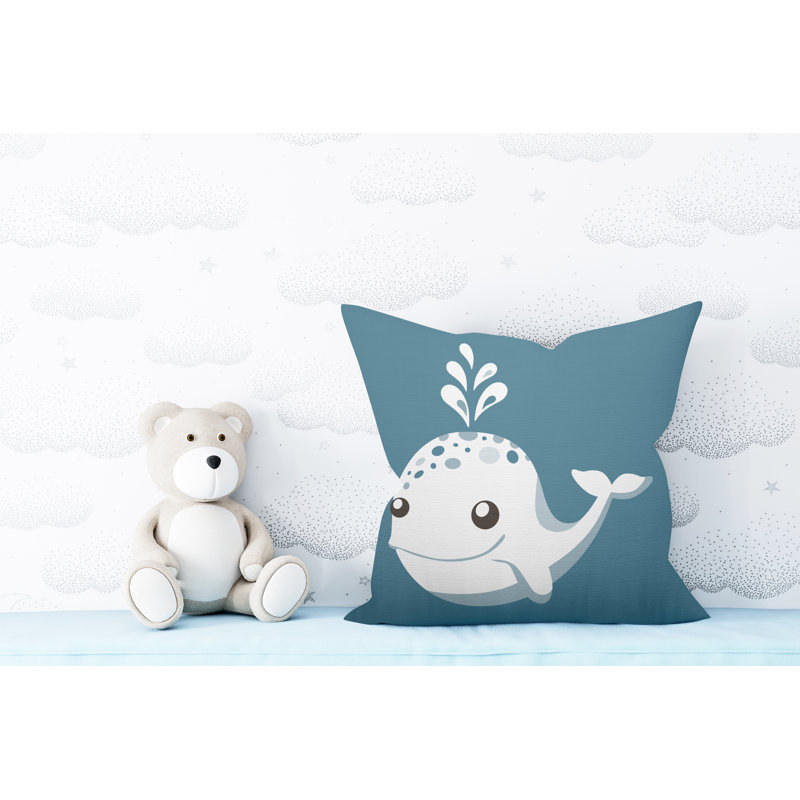 Coussin Whally, L 19 po x H 19 po, Ardoise