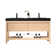 Ensemble de meuble-lavabo double 60 po Ariane