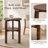 2-Tier Solid Wood Round End Table