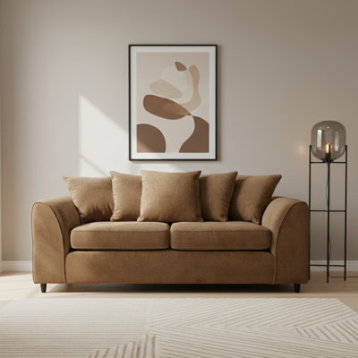 3 Seater Chenille Sofa