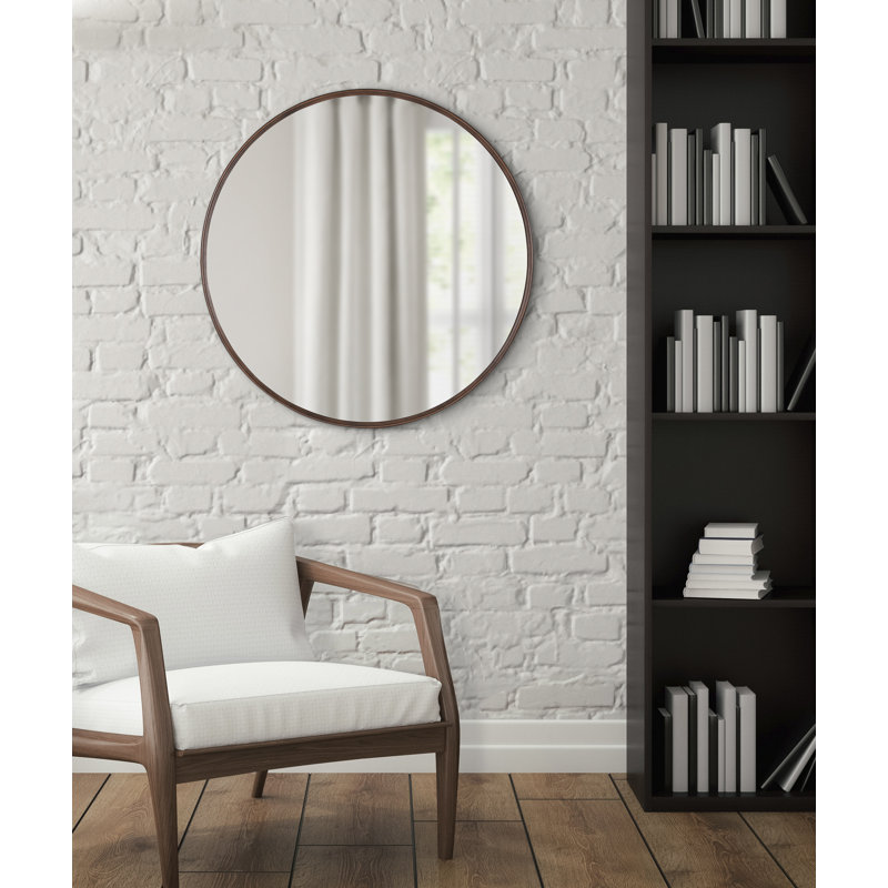Miroir d'appoint Minuet, 30 po x 30 po, Bronze