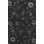 Himalayan Floral Area Rug in Black/Beige/Brown