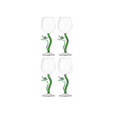 Animal Farm - Wine Goblet Glass Turtle 11.8 Oz