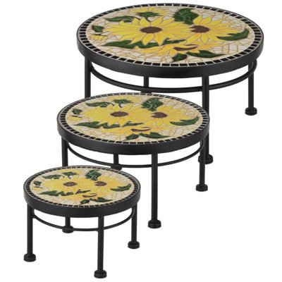 Plant Stand Set/3 - Sunflower