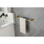 Porte-serviettes mural 6 pièces - Fabriqué en laiton pour plus de fiabilité. Résiste aux égratignures, à la corrosion et au ternissement. Lueur dorée. Méthode d'installation facile. Salle de bain appropriée, douche extérieure,