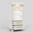 76.3" French Display Cabinet: Gold-Embellished, LED-Lit & Touch Switch