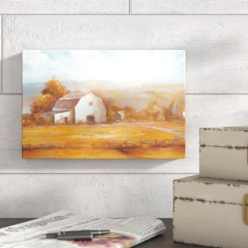 " Golden Farm ", 8" H x 12" W