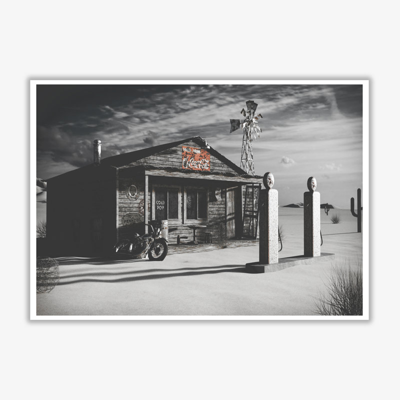 Texas Store Coca Cola - Print, No Frame, 30 cm H x 21 cm W x 1 cm D