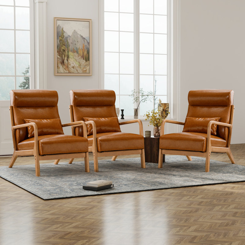 Ensemble de 3 chaises d'appoint Osias