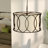 3 - Light Dimmable Drum Chandelier