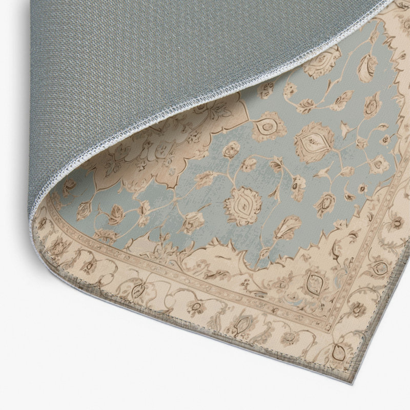 Tapis gris d'intérieur et d'extérieur Tabriz, Rectangle 4pi x 6 pi