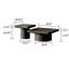 Ensemble de tables basses 2 pièces Modern Modern