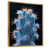 Toile avec cadre flottant or