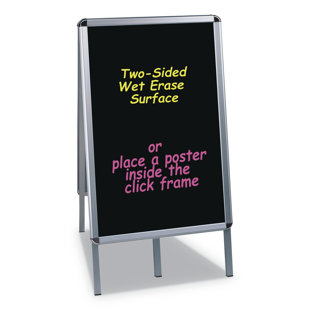 Magnetic Metal Chalkboard