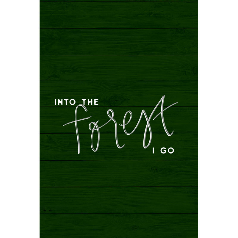 Hug a Tree II by Anna Hambly - Wrapped Canvas Typography, 122cm H x 81cm W