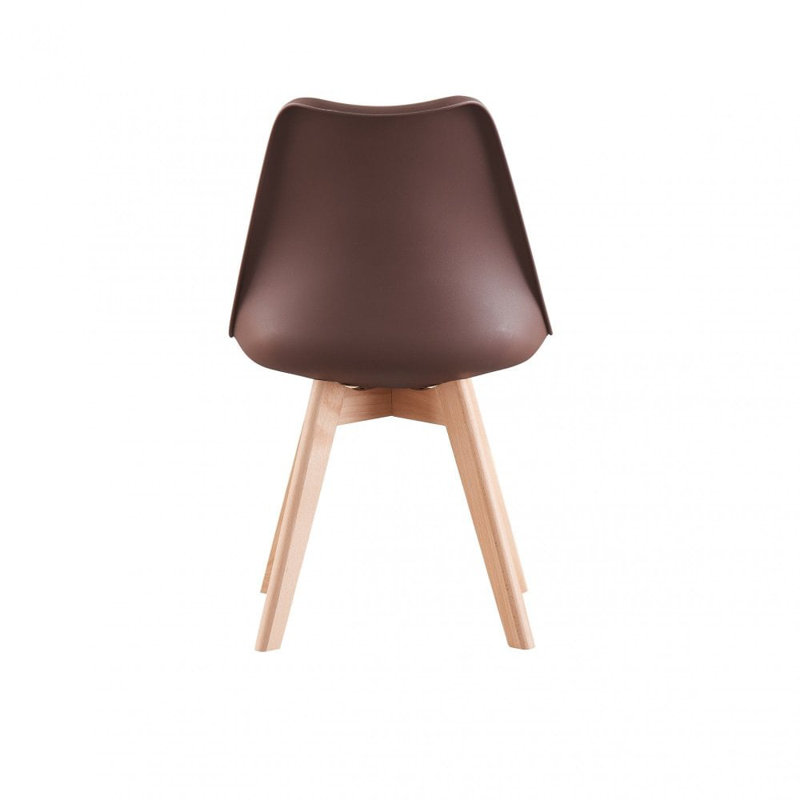 Thomasin Upholstered Dining Chair, Brown