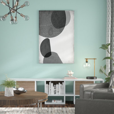 Gray Shapes I - Reproduction d'art sur toile tendue