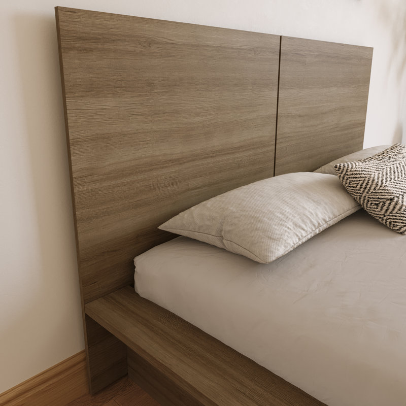 Bonadie Headboard, Brown Oak, Queen