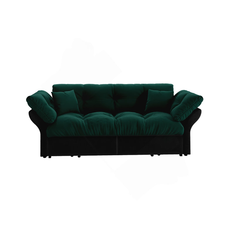 Multi-Functional Pull Out Sofa Bed With Removable Parts, Ideal For Guests And Space Saving In Living Rooms And Bedrooms