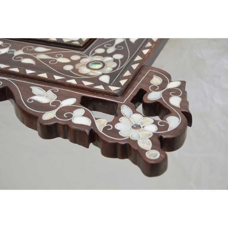 Syrian Arch Solid Wood Wall Mirror
